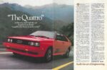 1983 Audi Quattro. In Bavaria, Audi built the car Road & Track thinks 'could be the finest car in the world'