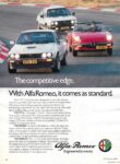1984 Alfa Romeo. The competitive edge. With Alfa Romeo, it comes as standard