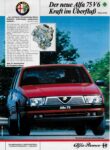 1986 Alfa Romeo Alfa 75. Kraft im Überfluß