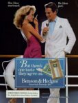 1986 She likes starboard. He likes port. But there's one taste they agree on. Benson & Hedges, America's Favorite 100.