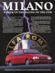 1987 Alfa Romeo Milano. Power In The Hands Of The Few