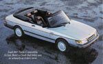 1987 Saab 900 Turbo Convertible. At last, there's a Saab that takes sun as seriously as it does snow
