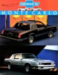 1988 Chevrolet Monte Carlo LS & SS Coupes (Canada)