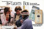 1988 For people who like to smoke ... New Lights Box. The new case for the best-tasting Lights. Benson & Hedges because quality matters