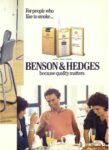 1988 For people who like to smoke... Benson & Hedges because quality matters. (2)
