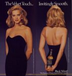 1988 The Velvet Touch… Invitingly Smooth. Black Velvet