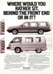 1989 Volvo. Where Would You Rather Sit. Behind The Front End Or In It.