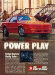 1990 Dodge Daytona Shelby Turbo. Power Play