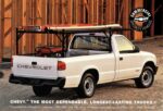 1996 Chevrolet S-Series Pickup. Chevy. The Most Dependable, Longest-Lasting Trucks
