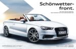 2014 Audi A3 Cabriolet. Schönwetterfront