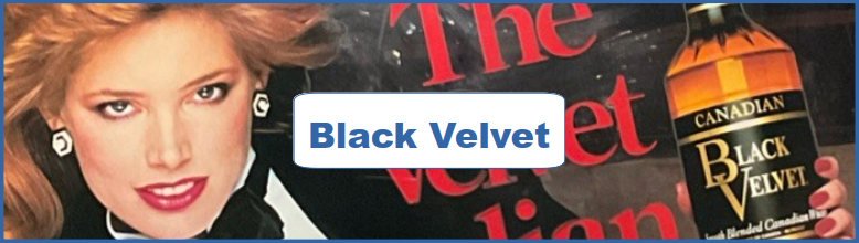 Black Velvet Ad and Poster Collection