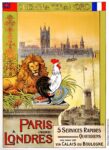 1895 Chemins de Fer du Nord. Paris a Londres