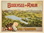 1897 Bodensee und Rhein. Lake of Constance