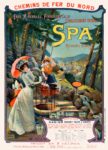 1899 Chemins De Fer Du Nord. Spa