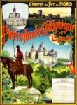1900 Chemin de Fer du Nord. Pierrefonds, Compiegne et Coury