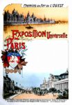 1900 Chemins de Fer de L'Ouest Exposition Universelle de Paris