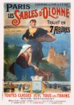 1900 Paris Les Sables d'Olonne. Chemins de Fer de L'Etat
