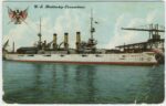 1908 U.S. Battleship Connecticut (BB-18)