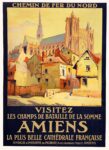 1910 Chemin De Fer Du Nord. Visitez Les Champs De Bataille De La Somme. Amiens