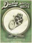 1910 Dunlop MotorCycle Belts for Speed and Durability