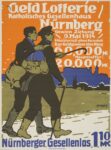 1914 Geld Lotterie Katholisches Gesellenhaus Nürnberg