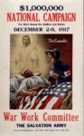 1917 $1,000,000 National Campaign. War Work Commitee The Salvation Army