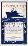 1917 Do Your Share! Enlist Now in the Naval Coast Defense Reserve