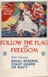 1917 The Navy Strikes Now. Follow The Flag for Freedom