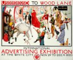 1920 Underground To Wood Lane. International Advertising Exhibition