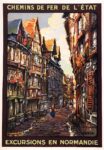 1923 Chemins De Fer De L'Etat. Excursions En Normandie