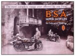 1923 'The most complete range ever offered by one Firm'. BSA Motor Bicycles for Solo and Sidecar