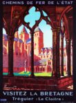 1927 Chemins De Fer De L'Etat. Visitez La Bretagne. Treguier (Le Cloitre)