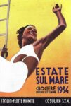 1934 Estate Sul Mare Crociere. Itali - Flotte Riunite. Cosulich S.T.N.