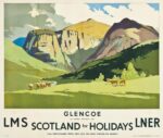 1934 Glencoe. Scotland for Holidays. LMS & LNER