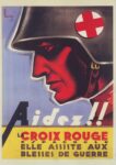 1936 Aidez!! La Croix Rouge Espagnole. Elle assiste aux blessés de guerre (UGT)