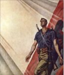 1937 Cara al Sol, Falangist soldier by Carlos Sáenz de Tejada