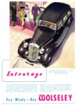 1938 Wolseley 25-h.p. Limousine. Entourage
