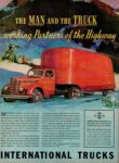 1939 International Trucks. The Man And The Truck .. working Partners of the Highway