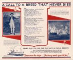 1941 A Call To A Breed That Never Dies. Learn How You Can Join The Navy or Naval Reserve. Come man the ships... The Navy needs you Now!