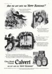 1942 Give The Gift With The 'Happy Blending'! Clear Heads Choose Calvert