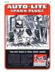 1943 Auto-Lite Spark Plugs In Service On Every Front