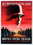 1943 Ils Donnent Leur Sang. Donnez Votre Travail pour sauver ö'Europe du Bolchevisme