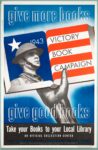 1943 give more books. 1943 Victory Book Campaign, give good books