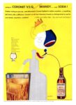 1943 swing to Coronet V.S.Q. Brandy… and Soda!