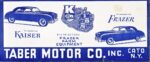1947 Kaiser-Frazer dealer ink blotter