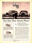 1947 Kaiser and Frazer. They Have What America Wants!