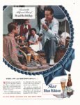 1948 Served at the Hollywood Home of Mr. and Mrs. Bob Hope. Pabst Blue Ribbon
