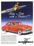 1950 Oldsmobile Rocket 88. Make a Date with a 'Rocket 8'!