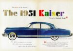 1951 Kaiser DeLuxe 4-Door Sedan. The newest car in America!