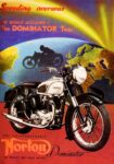 1951 Norton Dominator Twin. Speeding overseas